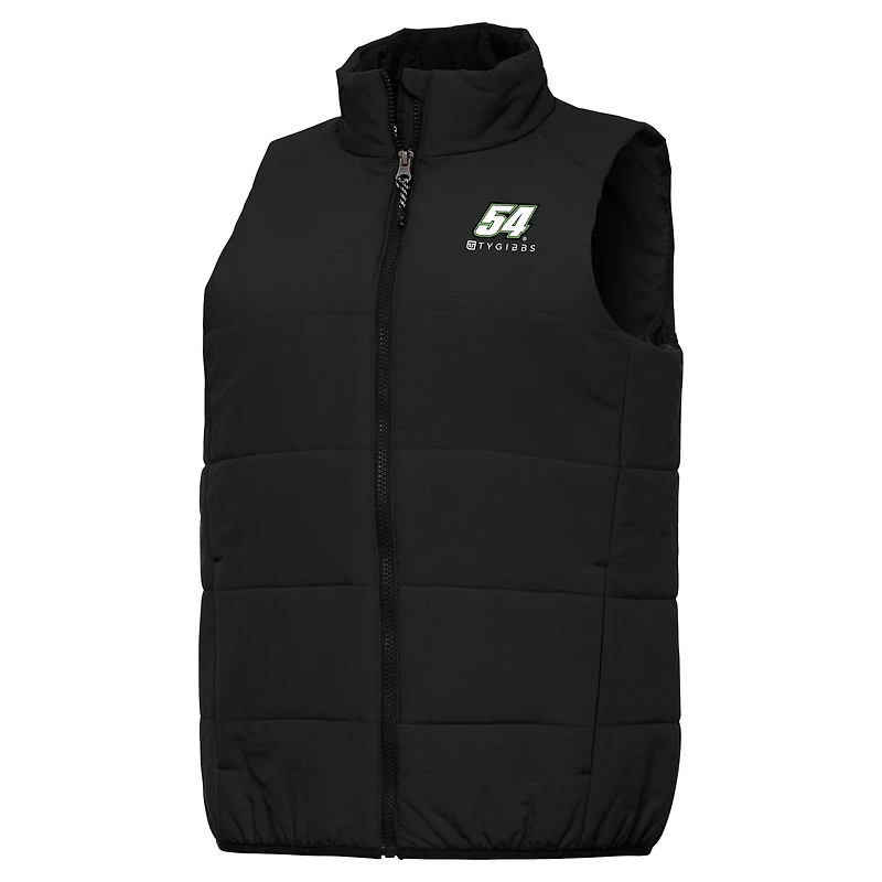 Women's Antigua  Black Ty Gibbs Experience Full-Zip Vest