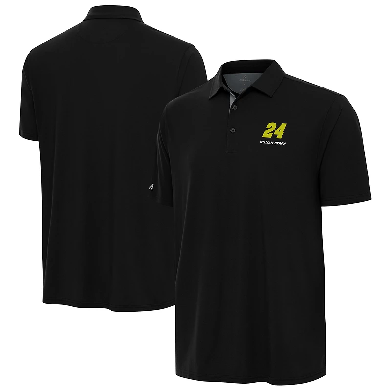 Men's Antigua  Heather Gray William Byron Era Polo