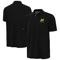 Men's Antigua  Heather Gray William Byron Era Polo