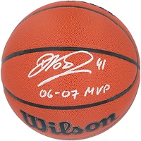 Dirk Nowitzki Dallas Mavericks Autographed Wilson Authentic Series Indoor/Outdoor Basketball with "06-07 MVP" Inscription
