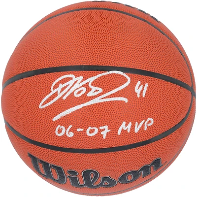 Dirk Nowitzki Dallas Mavericks Autographed Wilson Authentic Series Indoor/Outdoor Basketball with "06-07 MVP" Inscription