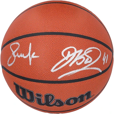 Steve Nash, Dirk Nowitzki Dallas Mavericks Autographed Wilson Authentic Series Indoor/Outdoor Basketball