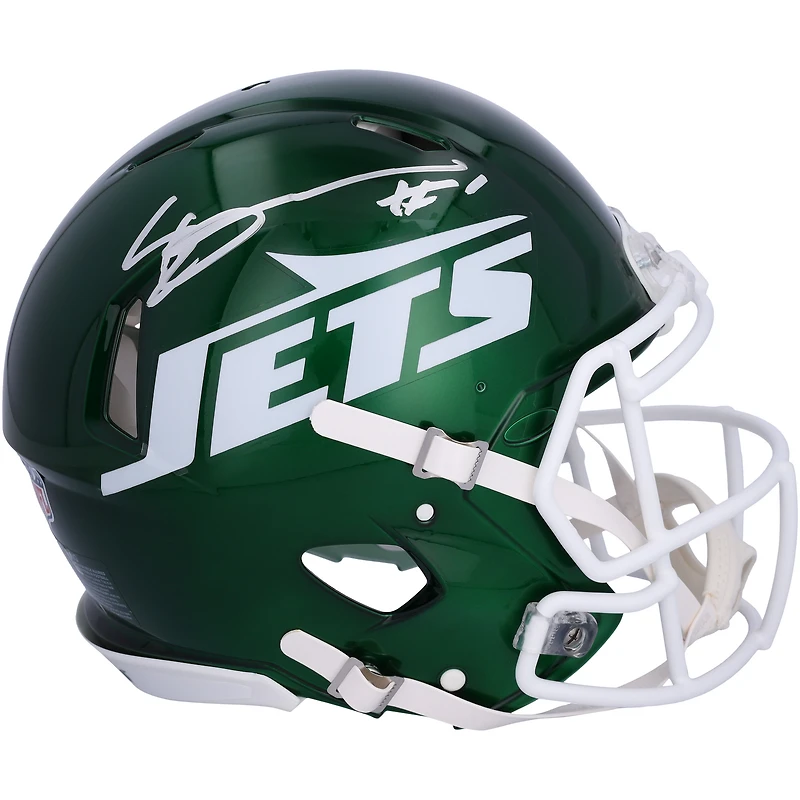 Ahmad Sauce Gardner New York Jets Autographed 2024 Speed Authentic Helmet