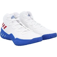 Kansas Jayhawks Team-Issued White/ Crazy Explosive adidas Shoes from the Basketball Program