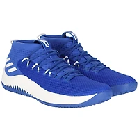 Kansas Jayhawks Team-Issued Royal/White Dame 4 adidas Shoes from the Basketball Program