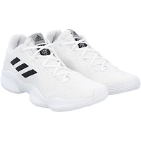 Kansas Jayhawks Team-Issued White Pro Bounce Low adidas Shoes from the Basketball Program - Size 13.5