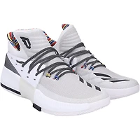 Kansas Jayhawks Team-Issued White Dame 3 adidas Shoes from the Basketball Program - Size 15