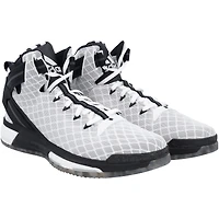 Kansas Jayhawks Team-Issued White Rose 6 adidas Shoes from the Basketball Program - Size 18