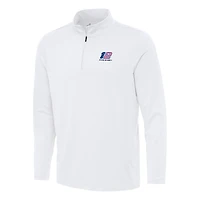 Men's Antigua White Ryan Blaney Reprocess Quarter-Zip Top