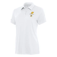 Women's Antigua White Chase Elliott Reprocess Polo