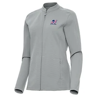 Women's Antigua Gray William Byron Regard Full-Zip Jacket