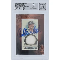 Carlton Fisk Chicago White Sox Autographed 2019 Topps Allen & Ginter Mini Framed Relics #MFR-CF Beckett Fanatics Witnessed Authenticated 9/10 Card
