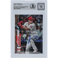 J.T. Realmuto Philadelphia Phillies Autographed 2020 Topps Gold #220 #/2020 Beckett Fanatics Witnessed Authenticated 10 Card