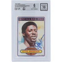 Ottis Anderson St. Louis Cardinals Autographed 1980 Topps #170 Beckett Fanatics Witnessed Authenticated /10 Rookie Card