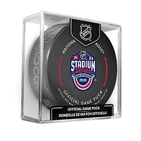 Inglasco Columbus Blue Jackets vs. Detroit Red Wings 2025 Stadium Series Official Game Puck