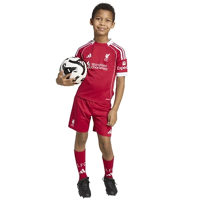 Toddler adidas  Red Liverpool 2025/26 Home Mini Kit
