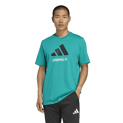 Men's adidas Liverpool Three-Stripes Wordmark T-Shirt