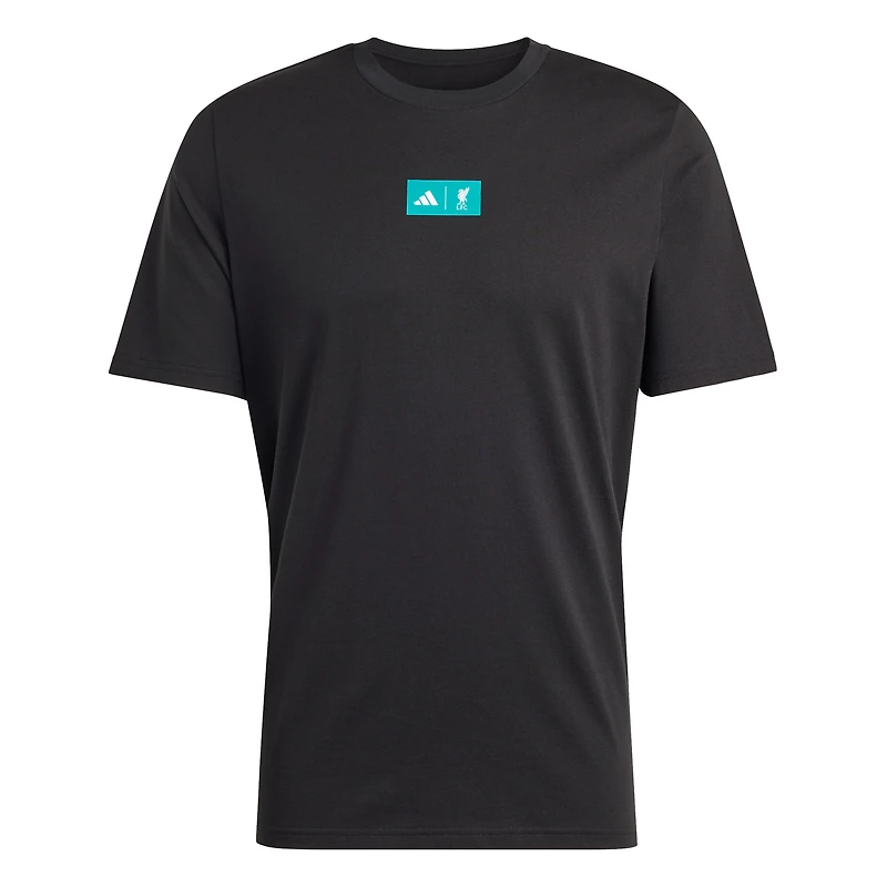 Men's adidas Black Liverpool Jersey Hook T-Shirt