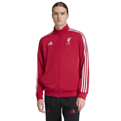 Men's adidas  Red Liverpool DNA Full-Zip Track Jacket