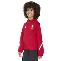 Youth adidas  Red Liverpool 2025/26 Anthem Full-Zip Hoodie