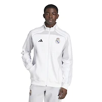 Men's adidas  White Real Madrid Urban Purist Full-Zip Track Jacket