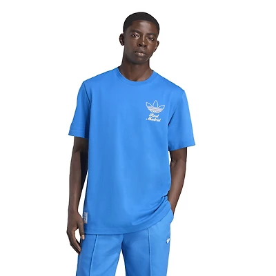Men's adidas Blue Real Madrid Terrace Icons Collection Graphic T-Shirt