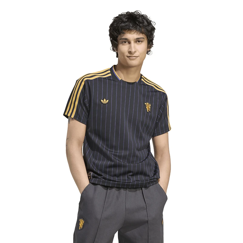 Unisex adidas  Black Manchester United Terrace Icons Jersey