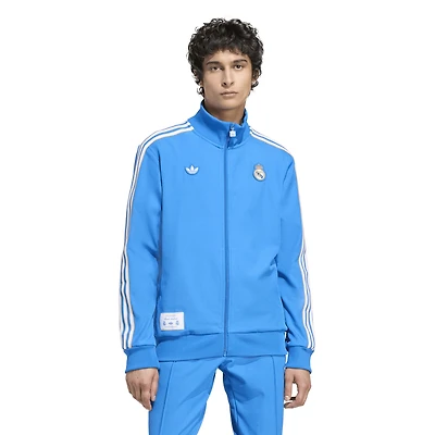Men's adidas  Blue Real Madrid Terrace Icons Full-Zip Track Jacket