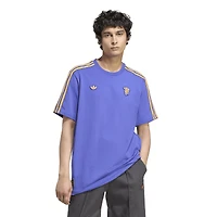Men's adidas  Purple Manchester United Terrace Icons T-Shirt