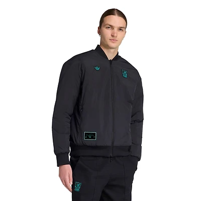 Men's adidas Black Liverpool Terrace Icons Polo