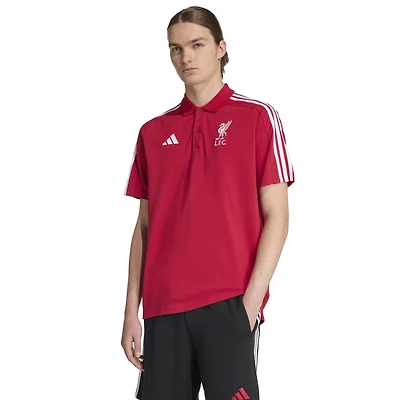 Men's adidas Red Liverpool DNA Polo