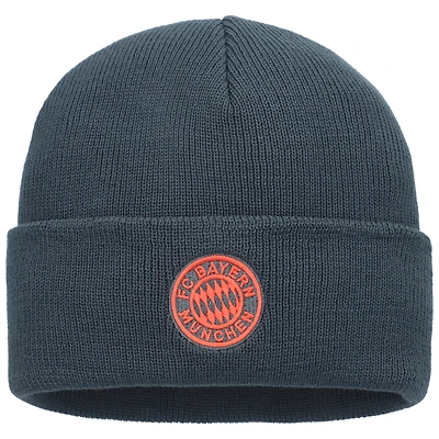 Unisex adidas  Charcoal Bayern Munich Cuffed Knit Hat