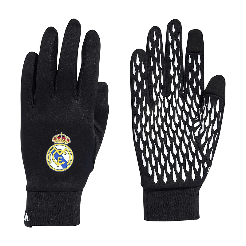 Unisex adidas Black Real Madrid Player Gloves