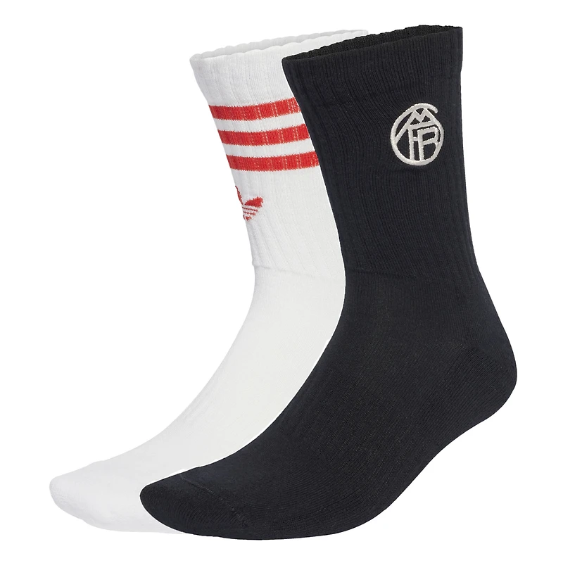 Unisex adidas Black Bayern Munich Third Two-Pack Crew Socks Set