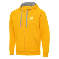 Men's Antigua  Gold NASCAR Merchandise Full-Zip Hoodie