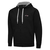 Men's Antigua  Black Joe Gibbs Racing Full-Zip Hoodie