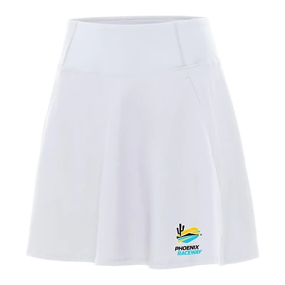 Women's Antigua  White Phoenix Raceway Chip Skort