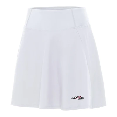 Women's Antigua  White Joe Gibbs Racing Chip Skort