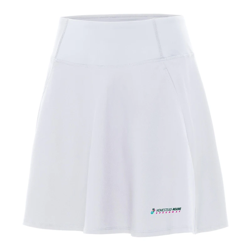 Women's Antigua  White Homestead-Miami Speedway Chip Skort