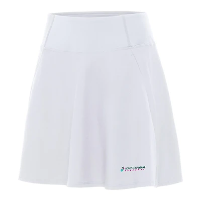 Women's Antigua  White Homestead-Miami Speedway Chip Skort
