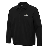Men's Antigua  Black Daytona International Speedway Pivot Full-Zip Jacket