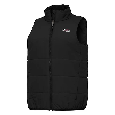Women's Antigua  Black Joe Gibbs Racing Experience Full-Zip Vest
