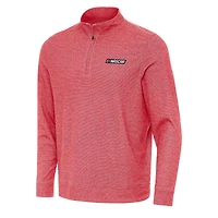 Men's Antigua Heather NASCAR Merchandise Subtle 1/4 Zip Pullover Direct to Film