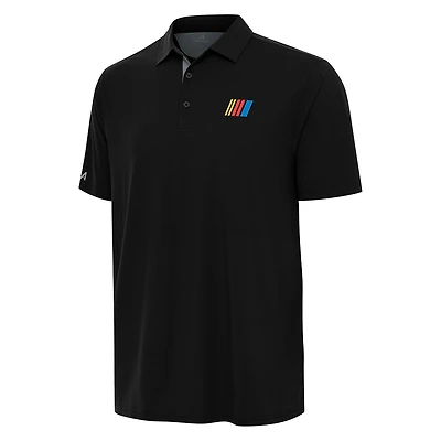 Men's Antigua  Black  NASCAR Era Polo