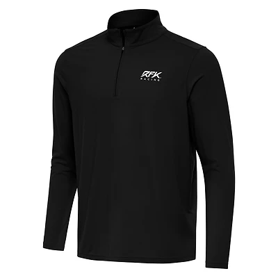 Intent Quarter-Zip Top Antigua  Black Roush Fenway Keselowski Racing