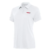 Women's Antigua White Martinsville Speedway Reprocess Polo