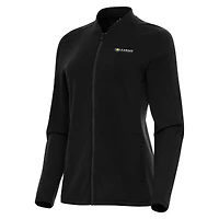 Women's Antigua  Black Kansas Speedway Continual Full-Zip Jacket