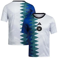 Youth adidas White Charlotte FC 2025 Gaming AEROREADY Pre-Match Top