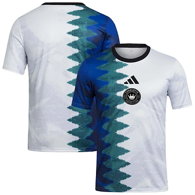 Men's adidas White Charlotte FC 2025 Gaming AEROREADY Pre-Match Top