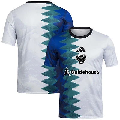 Men's adidas White D.C. United 2025 Gaming AEROREADY Pre-Match Top